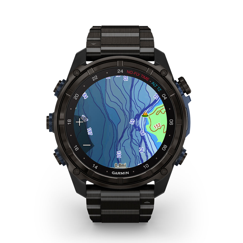 Relógio Garmin Descent ™ Mk3i Cinza Carbono e Titânio