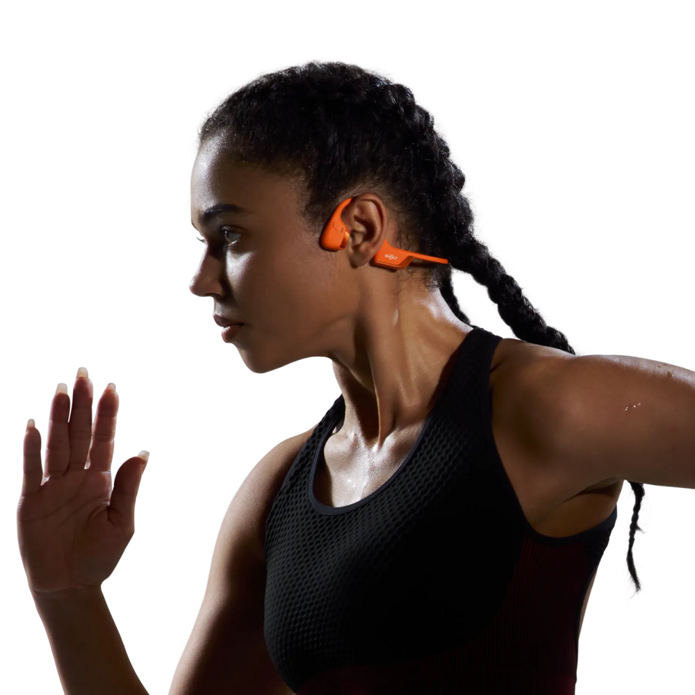Fone de Condução Óssea Shokz OpenRun Pro 2 Mini Laranja