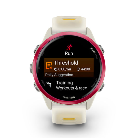 Relógio Garmin Forerunner ® 570 Framboesa e Marfim/Amarelo