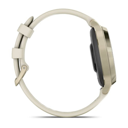 Relógio Garmin Lily ® 2 Active Lunar Gold e Branco