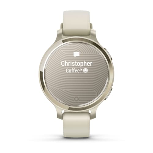 Relógio Garmin Lily ® 2 Active Lunar Gold e Branco
