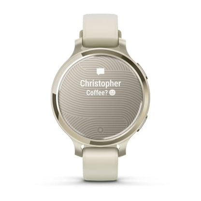Relógio Garmin Lily ® 2 Active Lunar Gold e Branco