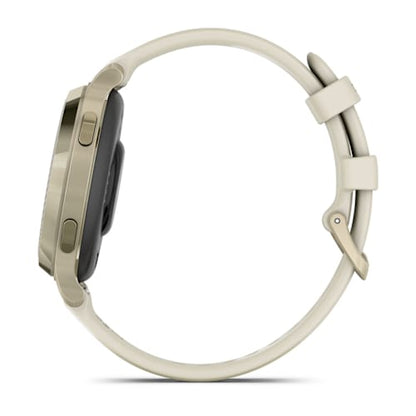Relógio Garmin Lily ® 2 Active Lunar Gold e Branco