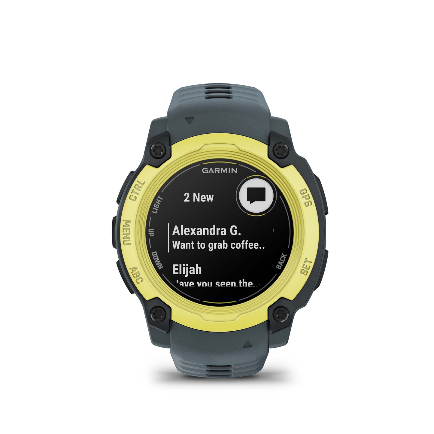 Relógio Garmin Instinct ® E Verde e Cinza Crepúsculo