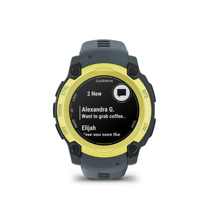 Relógio Garmin Instinct ® E Verde e Cinza Crepúsculo