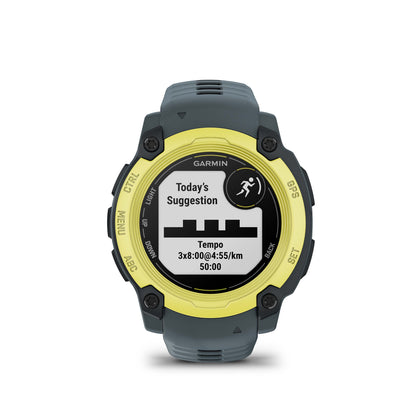 Relógio Garmin Instinct ® E Verde e Cinza Crepúsculo