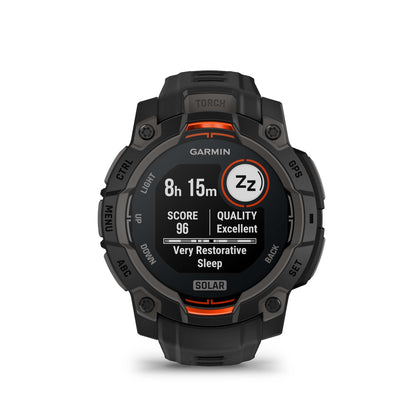 Relógio Garmin Instinct ® 3 Solar Preto