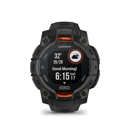 Relógio Garmin Instinct ® 3 Solar Preto