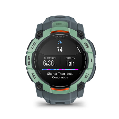 Relógio Garmin Instinct ® 3 Neo Tropical e Cinza Crepúsculo - 50 mm