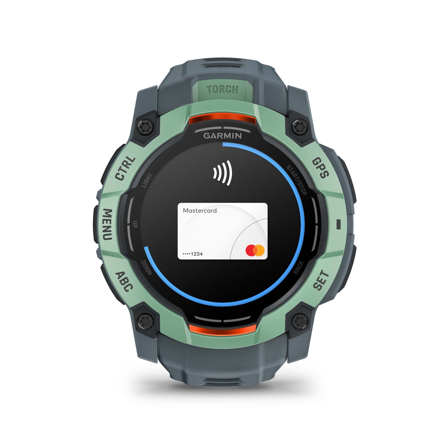 Relógio Garmin Instinct ® 3 Neo Tropical e Cinza Crepúsculo - 50 mm