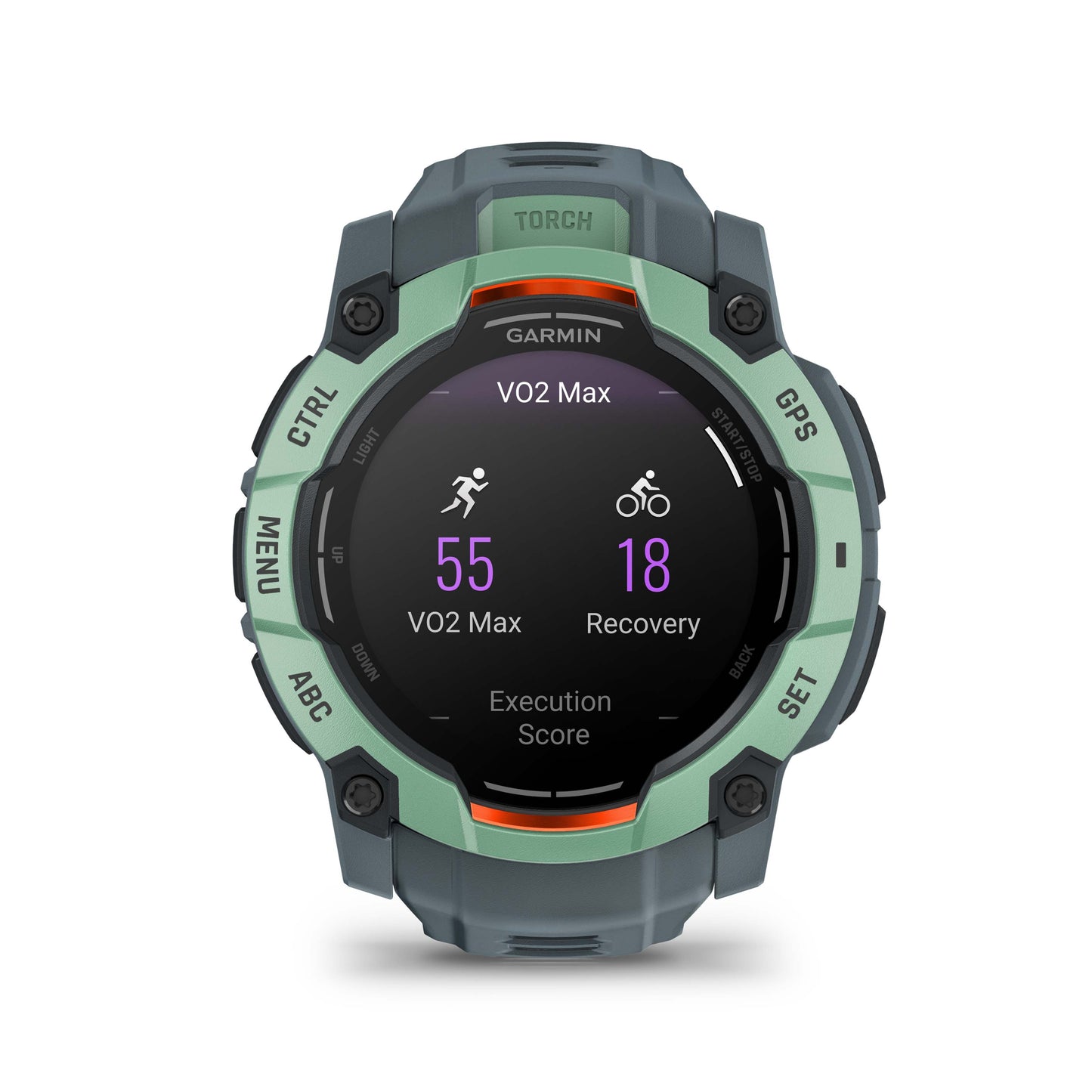 Relógio Garmin Instinct ® 3 Neo Tropical e Cinza Crepúsculo - 50 mm