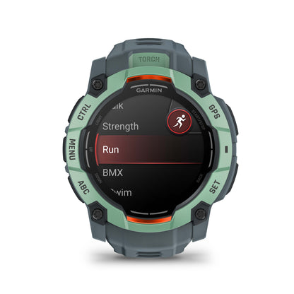 Relógio Garmin Instinct ® 3 Neo Tropical e Cinza Crepúsculo - 50 mm