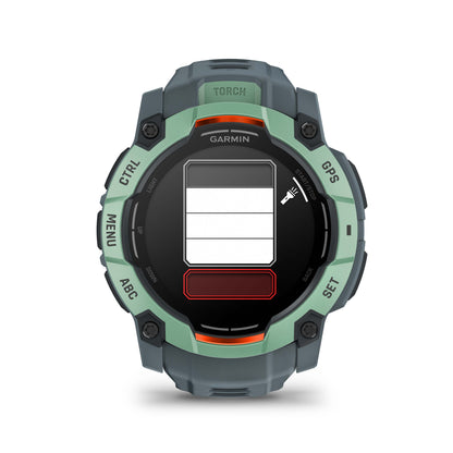 Relógio Garmin Instinct ® 3 Neo Tropical e Cinza Crepúsculo - 50 mm