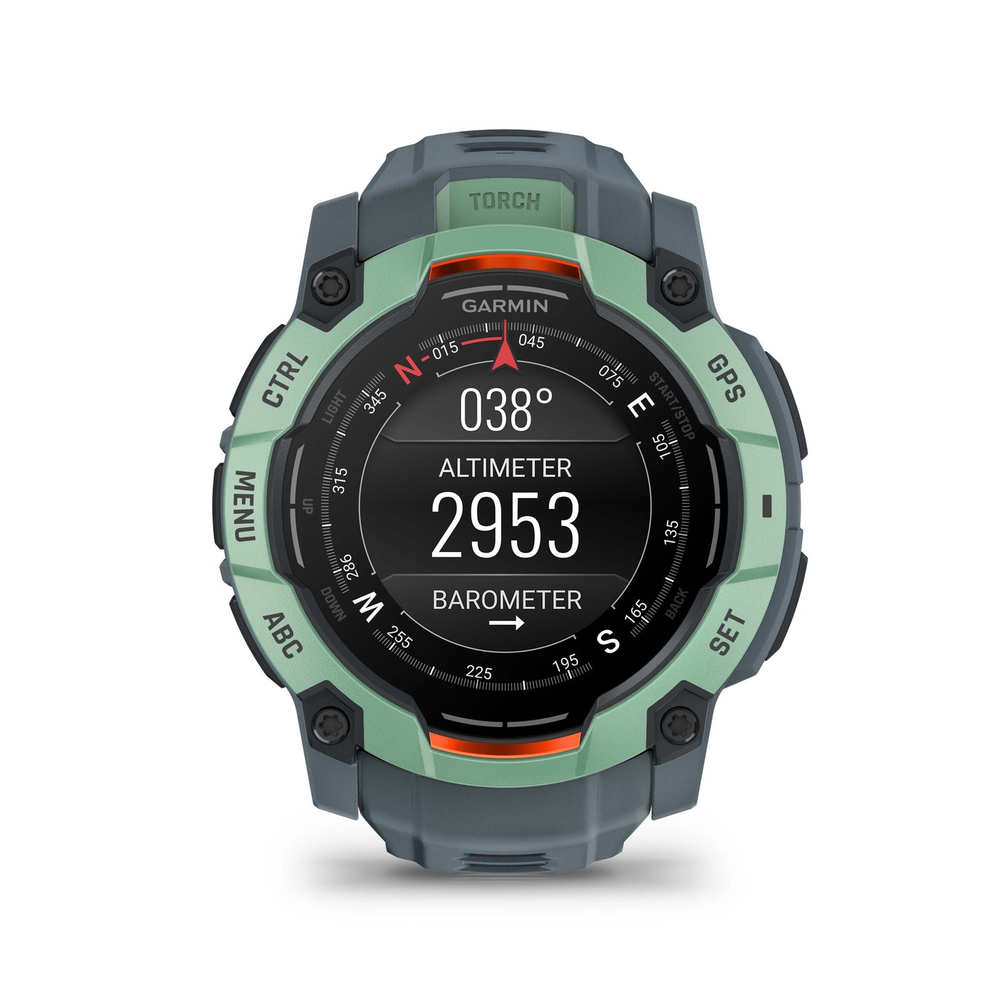 Relógio Garmin Instinct ® 3 Neo Tropical e Cinza Crepúsculo - 50 mm