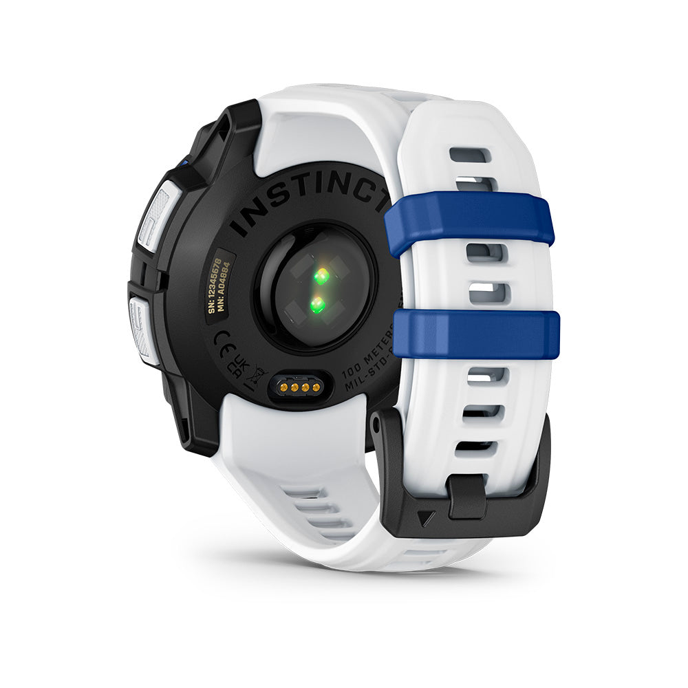 Relógio Garmin Instinct ® 3 Supernova Solar Branco e Azul