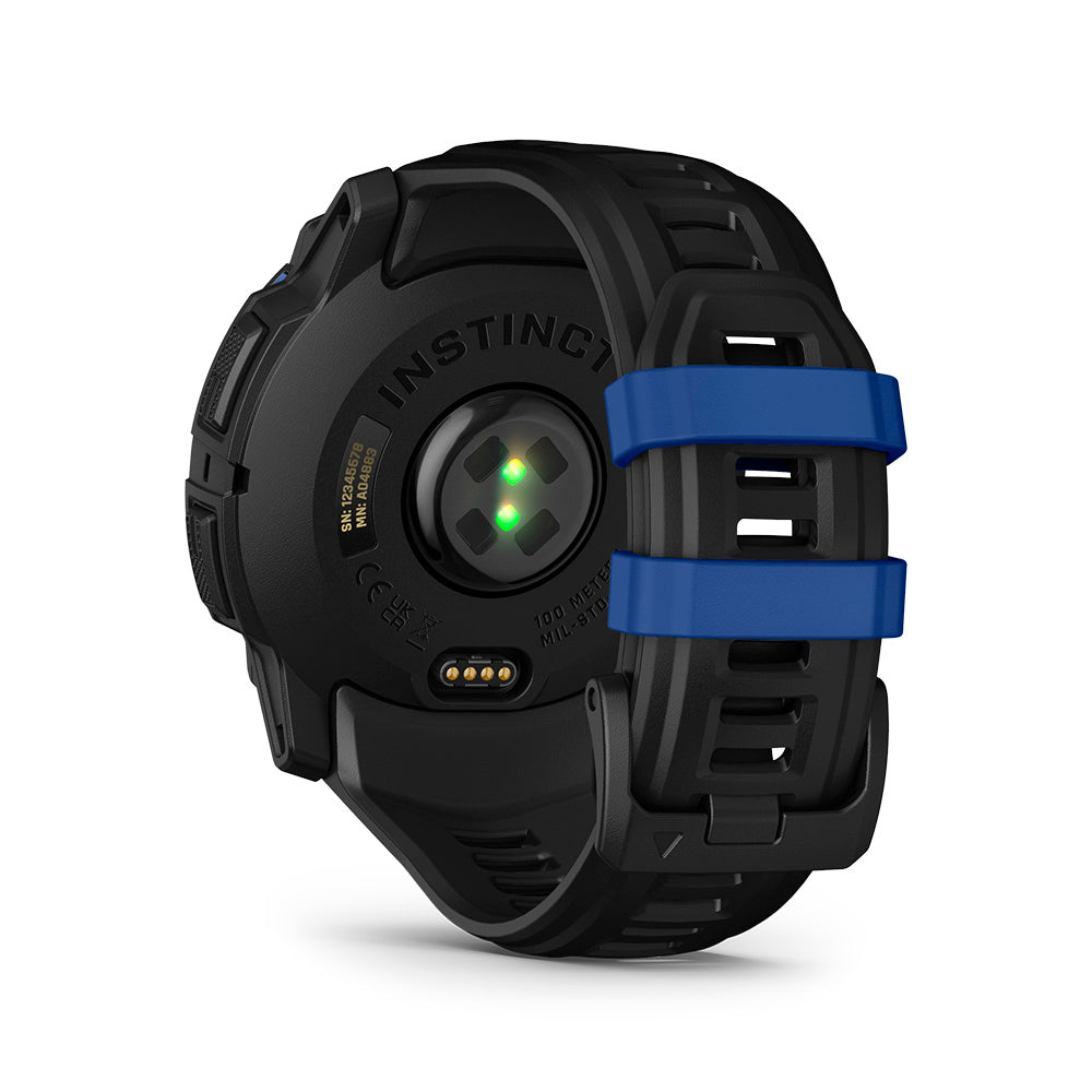 Relógio Garmin Instinct ® 3 Supernova AMOLED Preto e Azul - 50 mm
