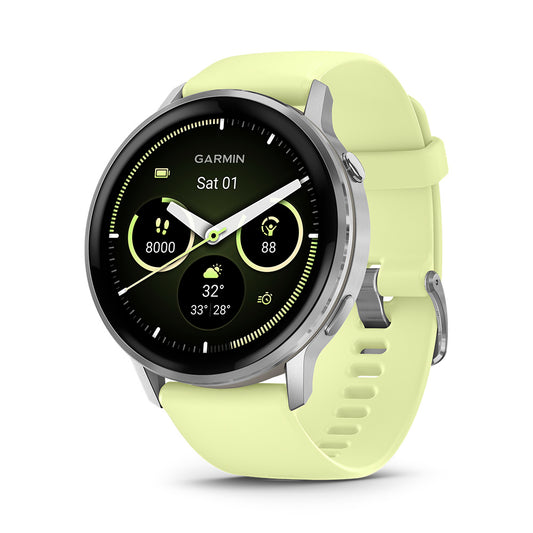 Relógio Garmin Venu ® 4 Prata e Citron