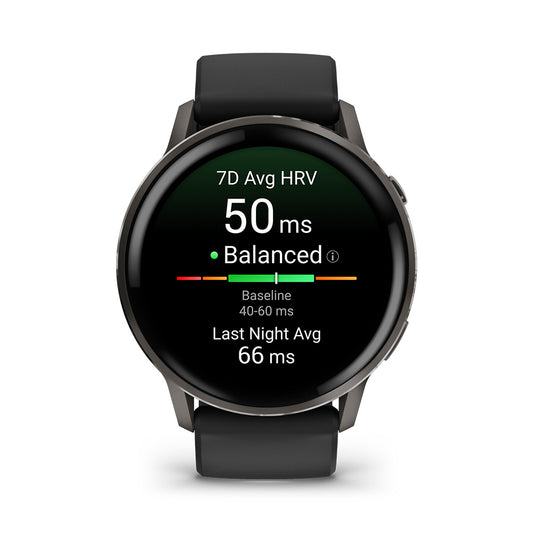 Relógio Garmin Venu ® 4 Ardósia e Preto