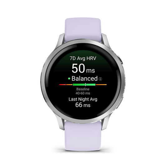 Relógio Garmin Venu ® 4 Prata e Lavanda