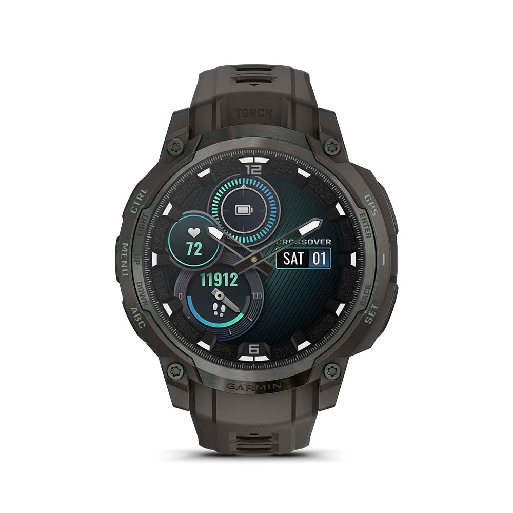 Relógio Garmin Instinct ® Crossover AMOLED Carvão