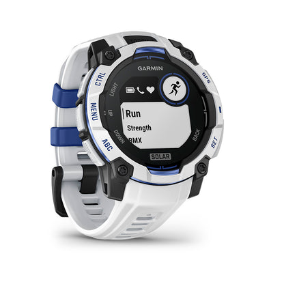 Relógio Garmin Instinct ® 3 Supernova Solar Branco e Azul
