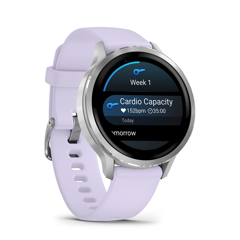 Relógio Garmin Venu ® 4 Prata e Lavanda