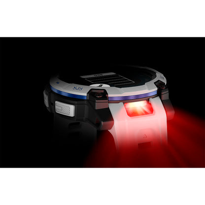 Relógio Garmin Instinct ® 3 Supernova Solar Branco e Azul