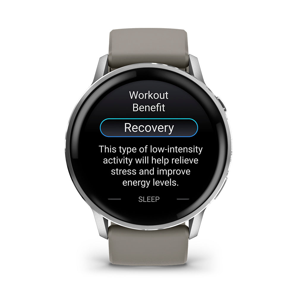 Relógio Garmin Venu ® 4 Prata e Cinza