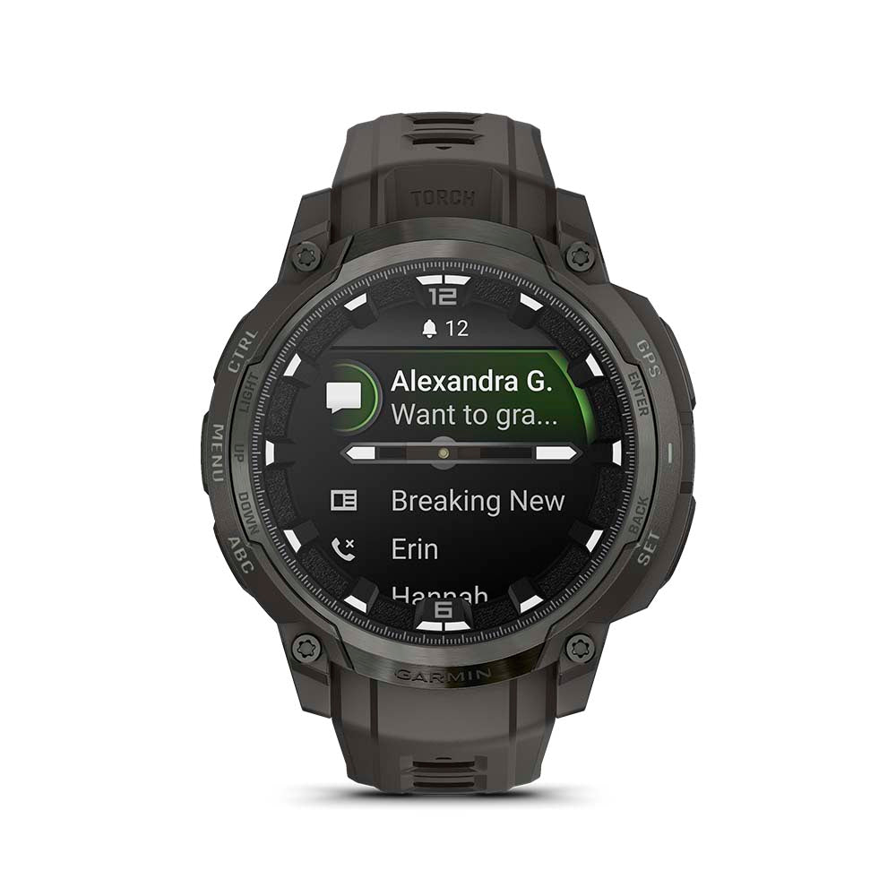 Relógio Garmin Instinct ® Crossover AMOLED Carvão