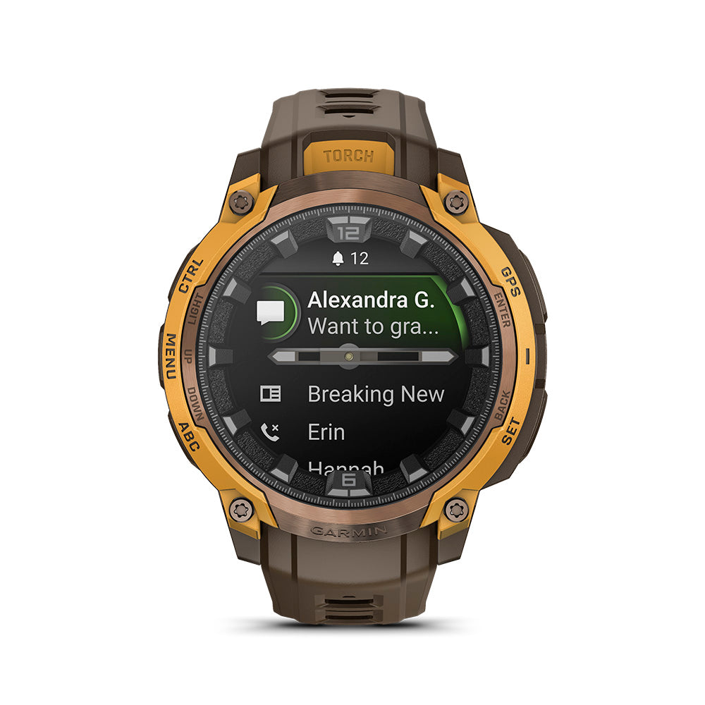 Relógio Garmin Instinct ® Crossover AMOLED Bronze