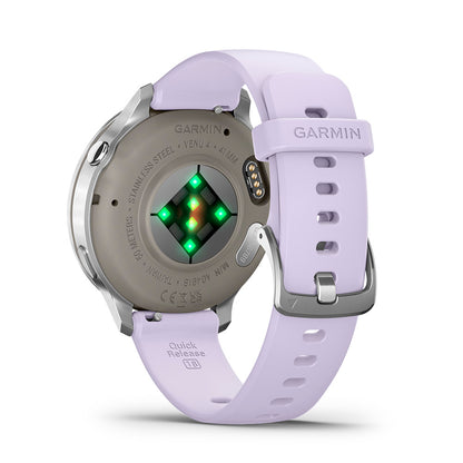 Relógio Garmin Venu ® 4 Prata e Lavanda