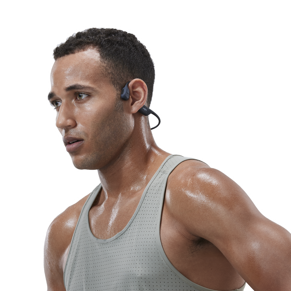 Fone de Condução Óssea Shokz OpenRun Pro Mini Preto