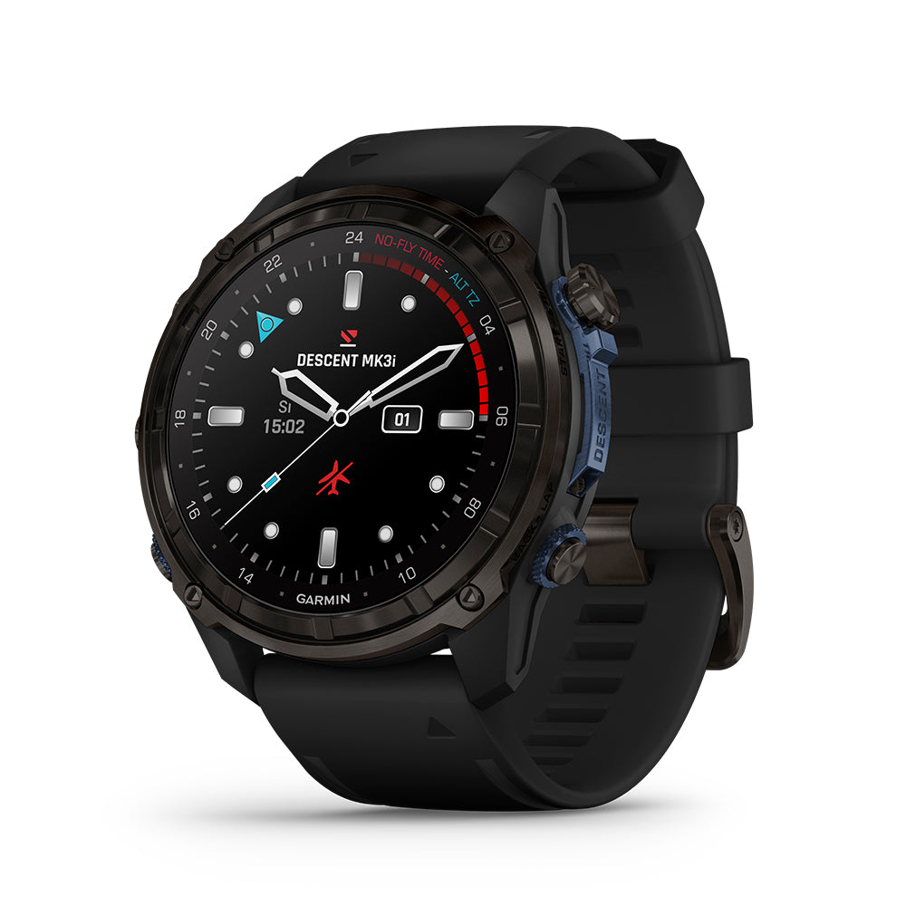 Relógio Garmin Descent ™ Mk3i Cinza Carbono e Preto