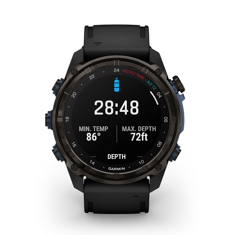 Relógio Garmin Descent ™ Mk3i Cinza Carbono e Preto
