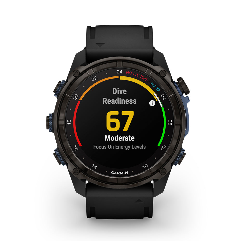 Relógio Garmin Descent ™ Mk3i Cinza Carbono e Preto