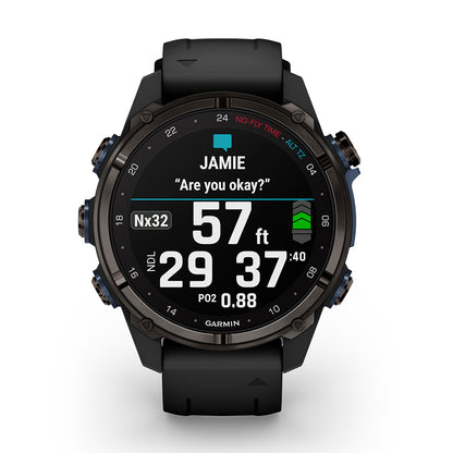 Relógio Garmin Descent ™ Mk3i Cinza Carbono e Preto