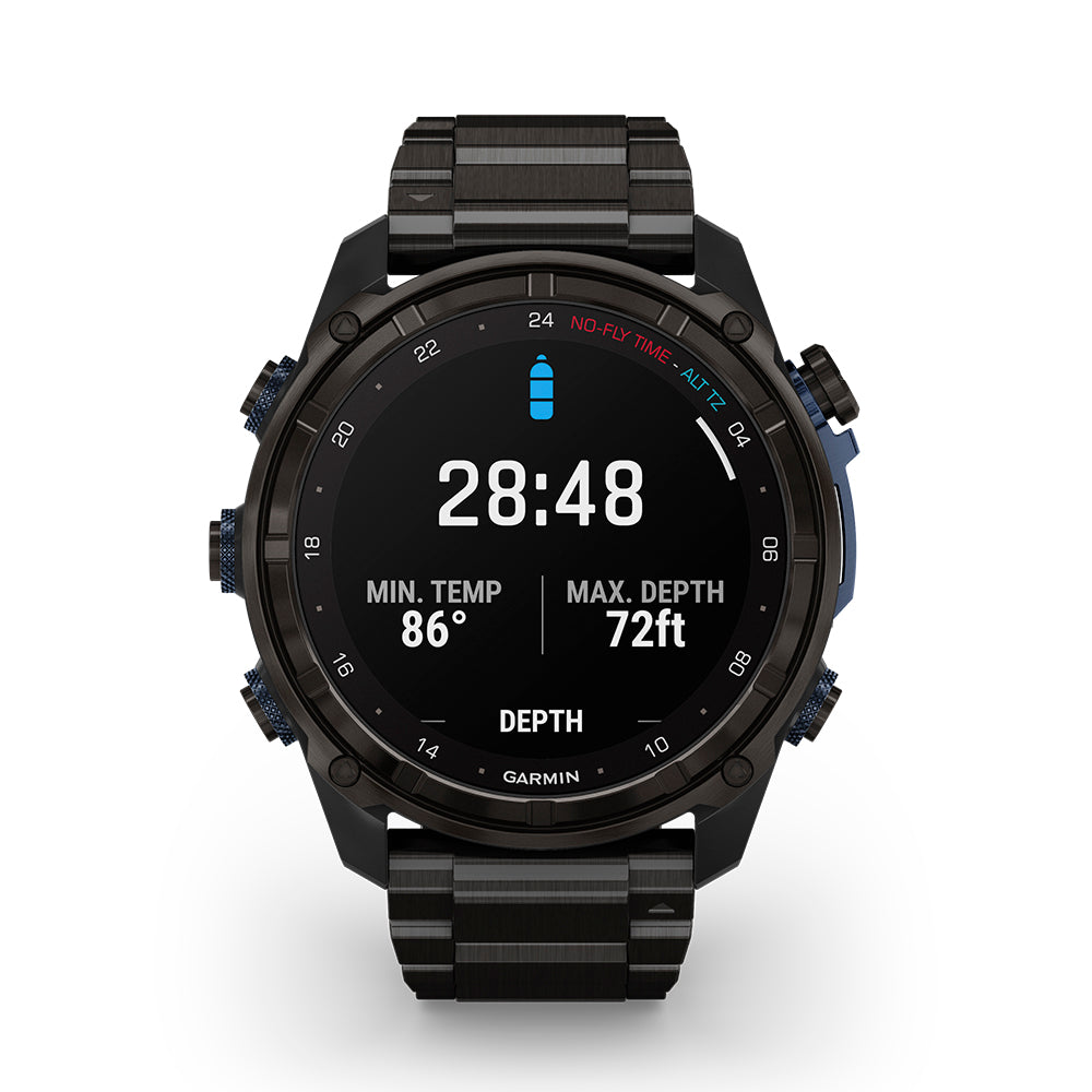 Relógio Garmin Descent ™ Mk3i Cinza Carbono e Titânio