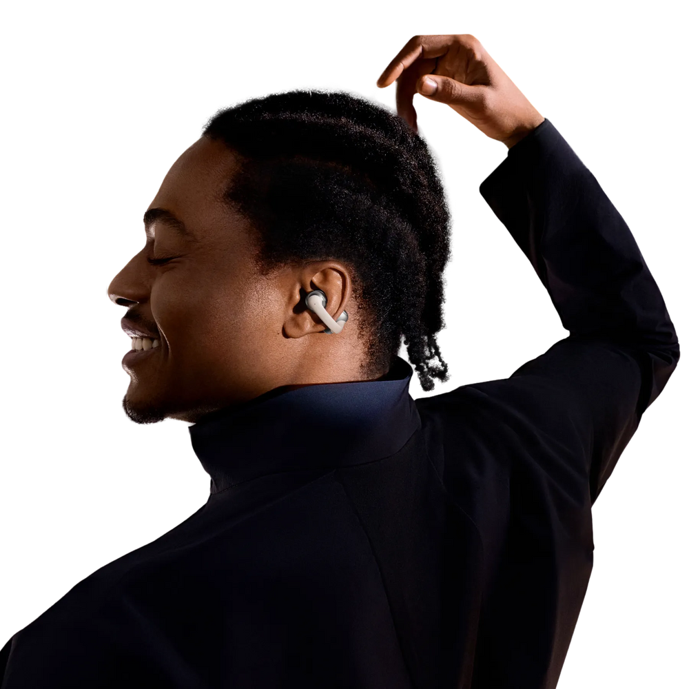 Fone de Ouvido Aberto Shokz OpenDots ONE Cinza