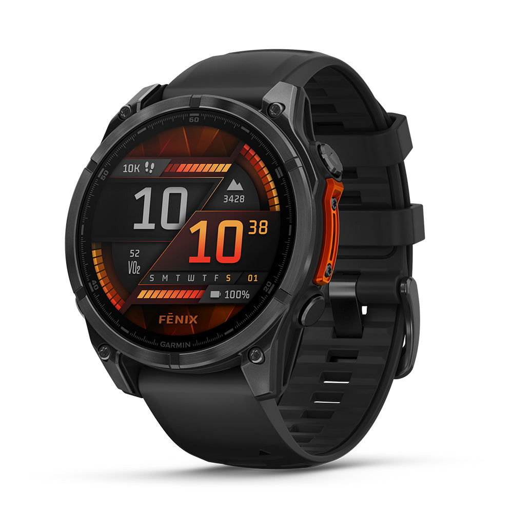 Relógio Garmin Fênix ® 8 Cinza Ardósia e Preto