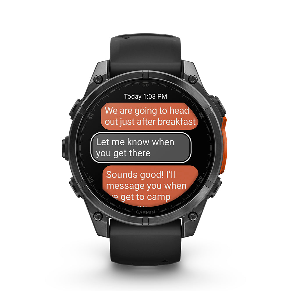 Relógio Garmin Fênix ® 8 Cinza Ardósia e Preto