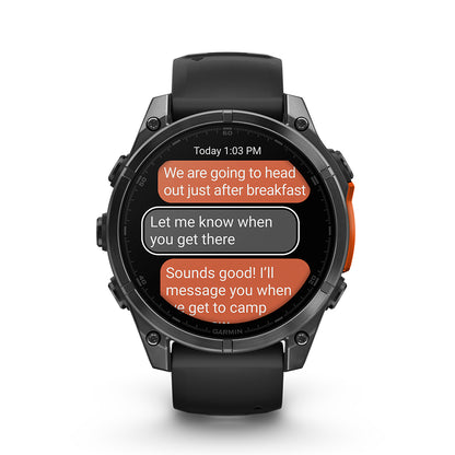 Relógio Garmin Fênix ® 8 Cinza Ardósia e Preto