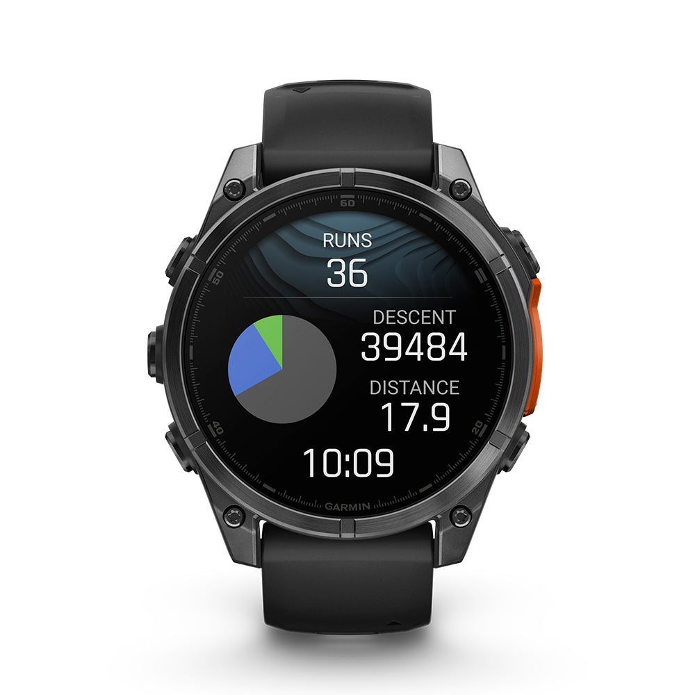Relógio Garmin Fênix ® 8 Cinza Ardósia e Preto