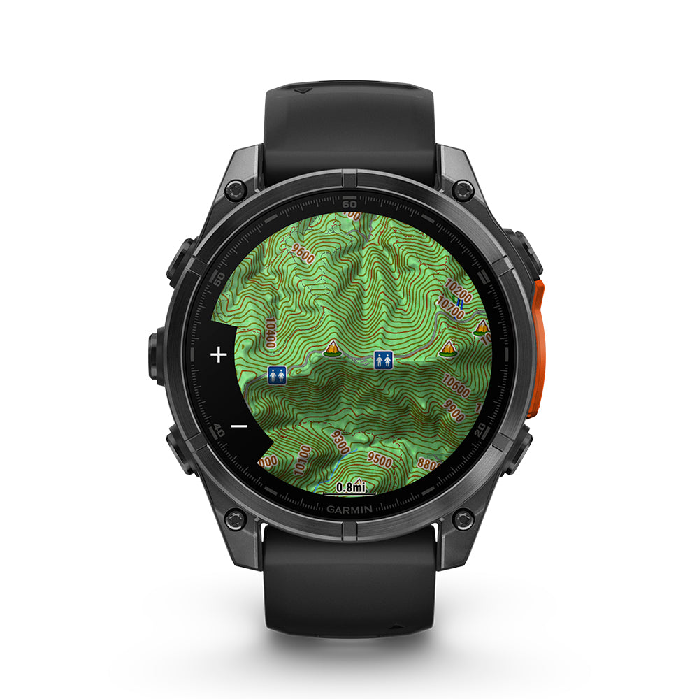 Relógio Garmin Fênix ® 8 Cinza Ardósia e Preto