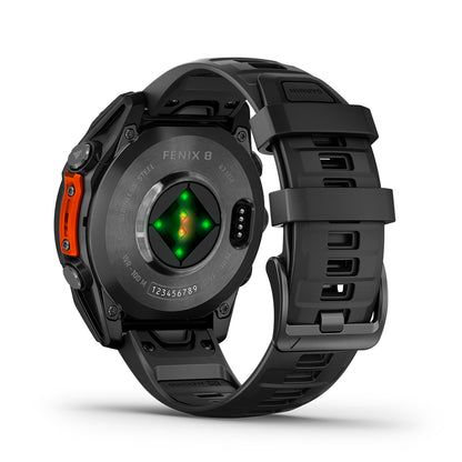 Relógio Garmin Fênix ® 8 Cinza Ardósia e Preto