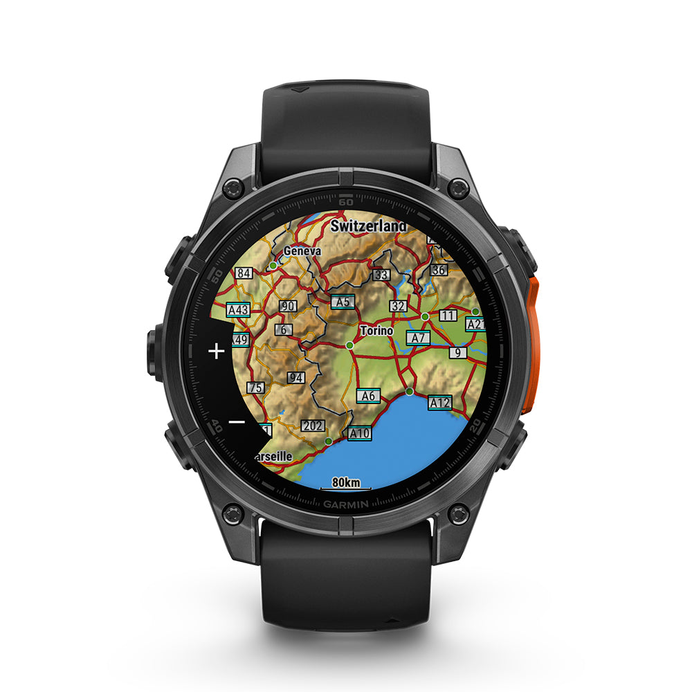 Relógio Garmin Fênix ® 8 Cinza Ardósia e Preto