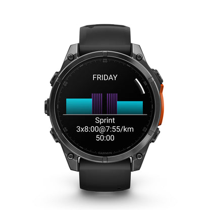 Relógio Garmin Fênix ® 8 Cinza Ardósia e Preto