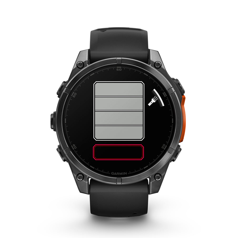 Relógio Garmin Fênix ® 8 Cinza Ardósia e Preto