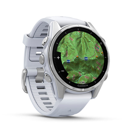 Relógio Garmin Fênix ® 8S Prata e Branco