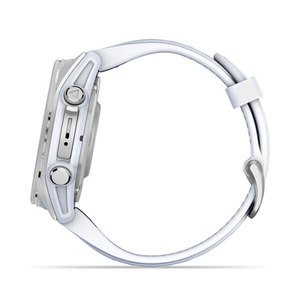 Relógio Garmin Fênix ® 8S Prata e Branco