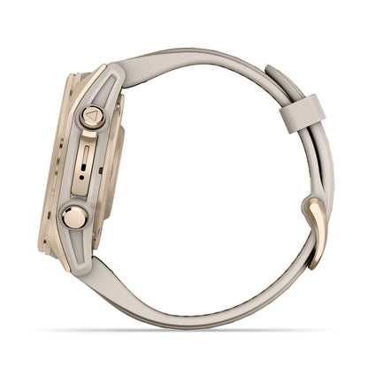 Relógio Garmin Fênix ® 8S Safira Ouro e Cinza